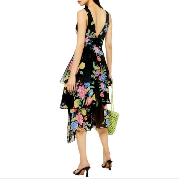 🌸Topshop Freida Floral Tiered Dress🌸 - Picture 2 of 5